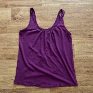 Old Navy Women Cotten Blend Tank Top Purple S